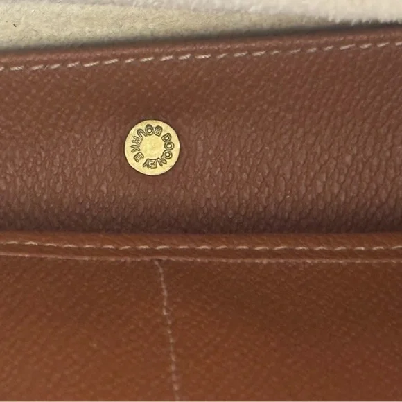 RARE Vintage Dooney & Bourke Leather Lockhart Crossbody Purse | Tan |Made in USA - Picture 8 of 16